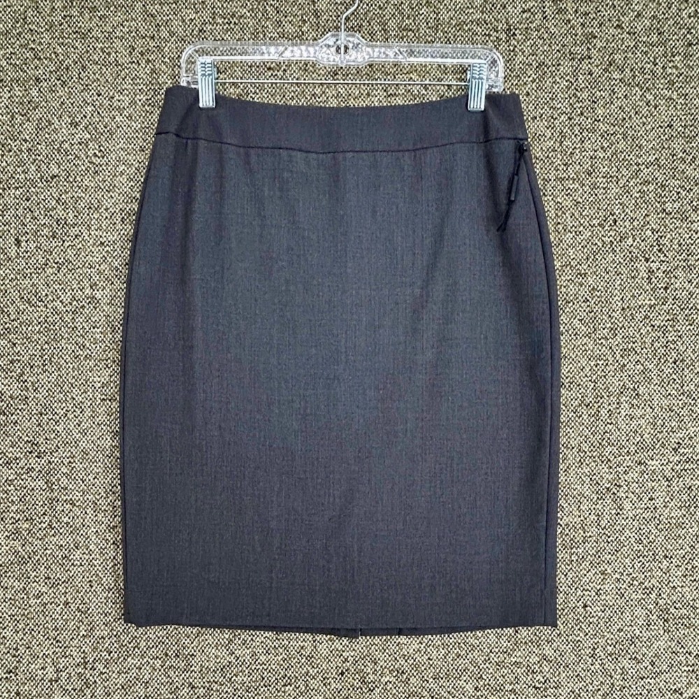 Calvin Klein Pencil Skirt Gray Invisible Fit Solutions Workwear Size 8